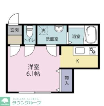 エルバード石川の物件間取画像
